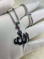 "Elegant Rectangular Prayer Pendant for Men" - Image 2